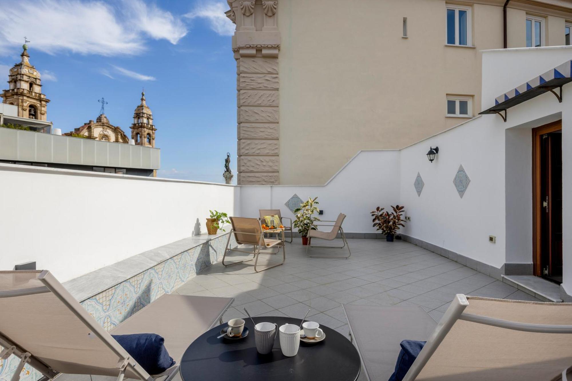 Ferienwohnung Terrazza San Domenico Palermo Exterior foto