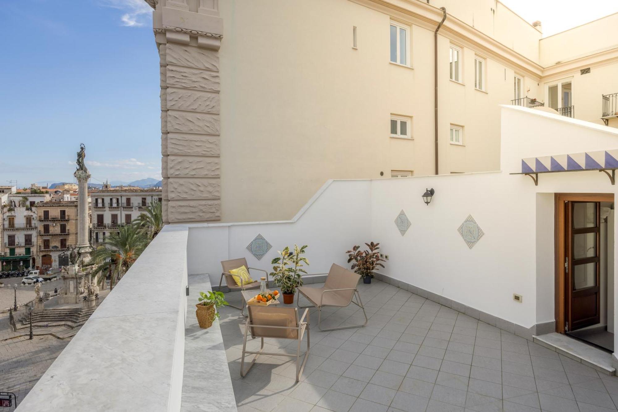 Ferienwohnung Terrazza San Domenico Palermo Exterior foto